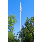 Thép 80 mét Antenna tháp ăng ten đơn cực Viễn thông Wifi