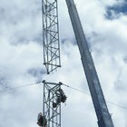 ISO2008 9001 Tháp thép mạ kẽm để đo gió