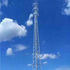 Tháp thép hình ống viễn thông mạ kẽm Cột ăng ten lưới thép tháp 4 chân Tùy chỉnh