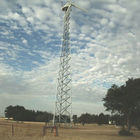 Tháp thép hình ống viễn thông mạ kẽm Cột ăng ten lưới thép tháp 4 chân Tùy chỉnh
