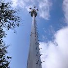 Kết cấu thép tùy chỉnh 15m Tháp truyền thông vi sóng Tín hiệu di động Unicom
