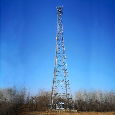 ISO 30m / S Q235 Thép Góc giao tiếp di động Cột thép Antenna Kết cấu thép