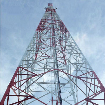 ISO 30m / S Q235 Thép Góc giao tiếp di động Cột thép Antenna Kết cấu thép