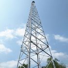 Tự hỗ trợ 4g Tháp thép mạ kẽm 80m Trạm gốc Ăng-ten không dây di động Lte