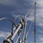Tháp thép viễn thông 15m Guyed Wire