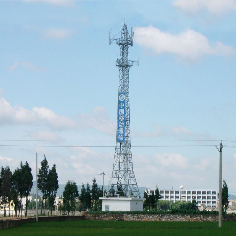 Tháp kết cấu thép Q345B 80m để truyền thông