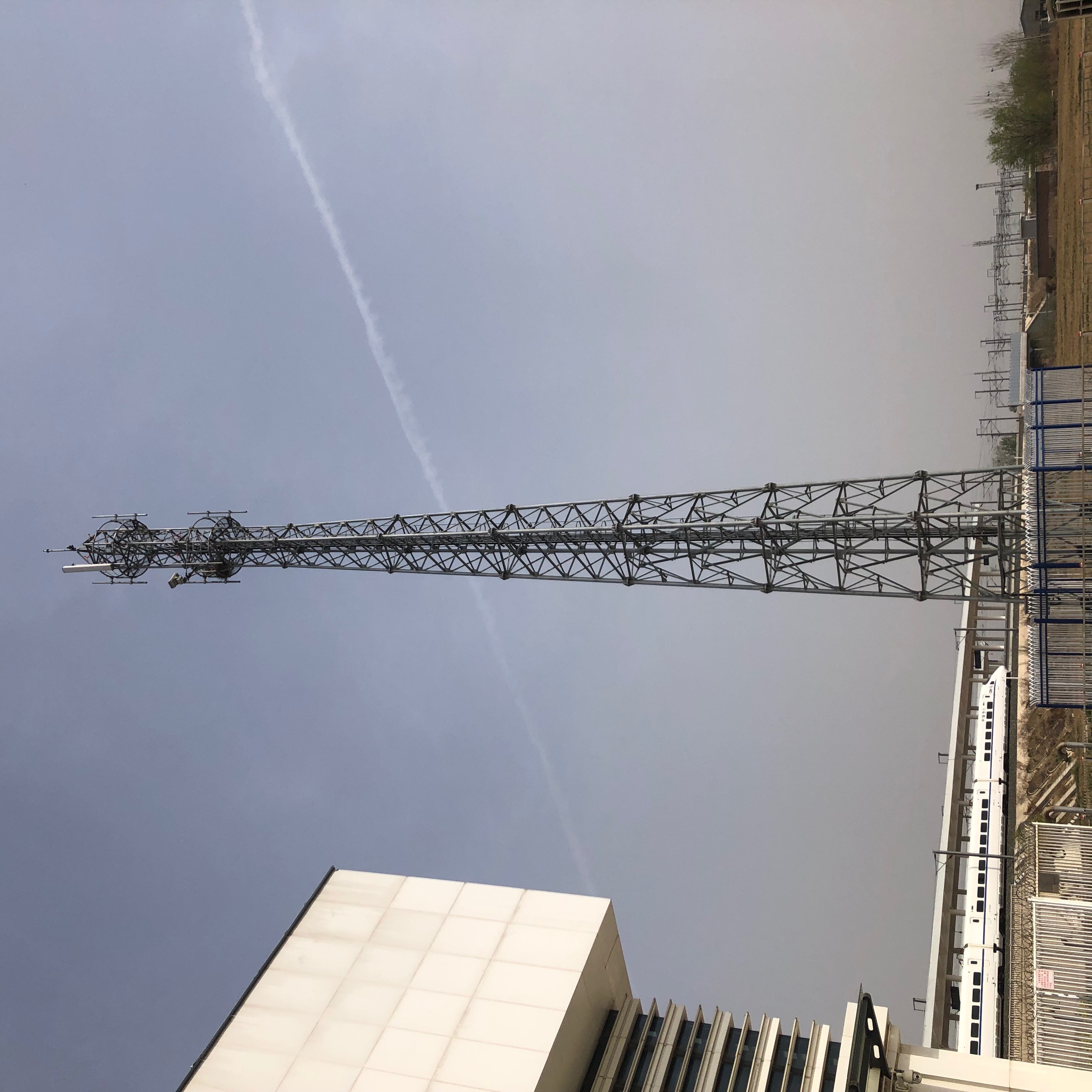 Đài phát thanh Wifi liên lạc Tháp Guyed Lattice 15m