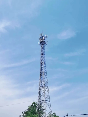 Tháp viễn thông bốn chân Q345B Tháp truyền thông bằng thép mạ kẽm
