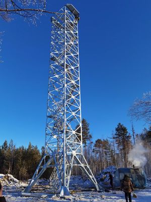 Tháp bảo vệ quân sự bằng thép khí tượng 20m