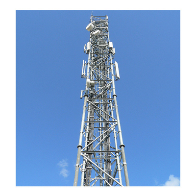 70m Gsm Telecom 3 Chân tháp Kết cấu góc thanh thép mạ kẽm